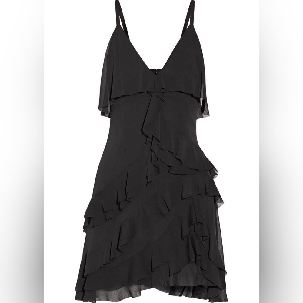 Alice and Olivia Lavinia ruffle dress size2